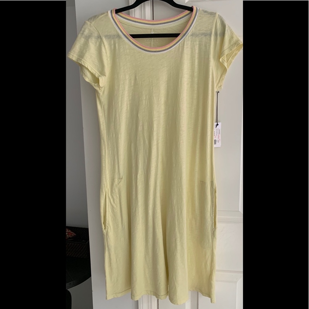 NWT Velvet by Graham & Spencer Conesa Crew Dress S